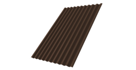 Профнастил С21 R 0,5 Satin RAL 8017 шоколад