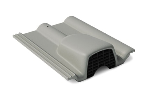 Вентиляционная черепица Braas Франкфуртская, серый