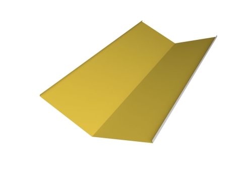 Планка ендовы нижней 300x300 0,45 PE с пленкой RAL 1018 цинково-желтый (2м)