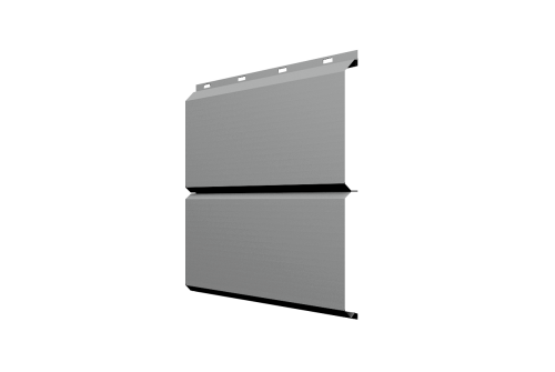 ЭкоБрус 0,345 GL 0.5 Satin с пленкой RAL 9006 бело-алюминиевый