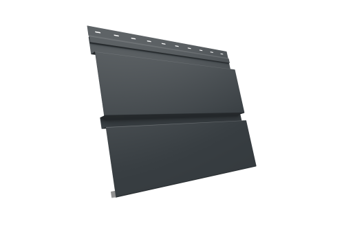 Квадро брус 0.5 Satin Мatt с пленкой RAL 7016 антрацитово-серый