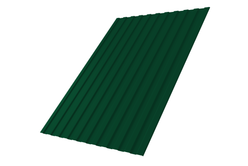 Профнастил С8А 0,5 Satin Matt RAL 6005 зеленый мох