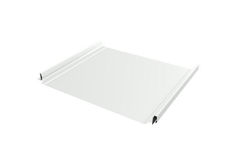 Кликфальц Pro Grand Line 0,45 Drap с пленкой на замках RAL 9003 сигнальный белый