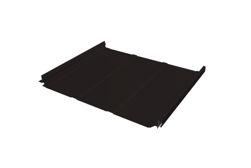 Кликфальц Pro Line Grand Line 0,5 PurLite Matt с пленкой на замках RAL 9005 черный