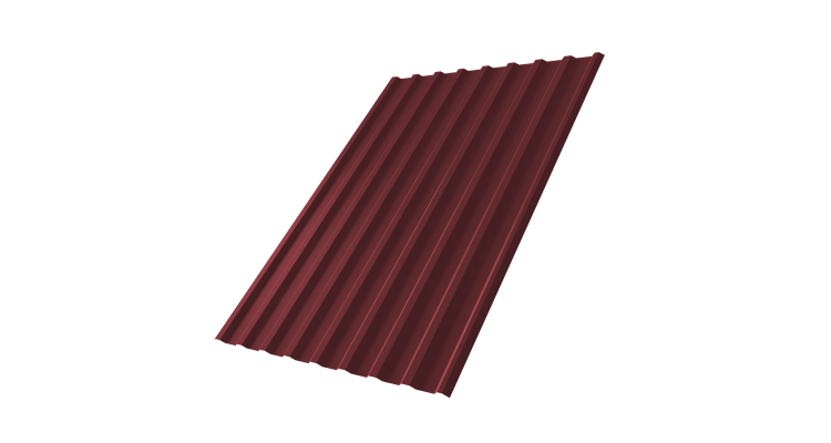 Профнастил С20R 0,45 Drap TR RAL 3005 красное вино