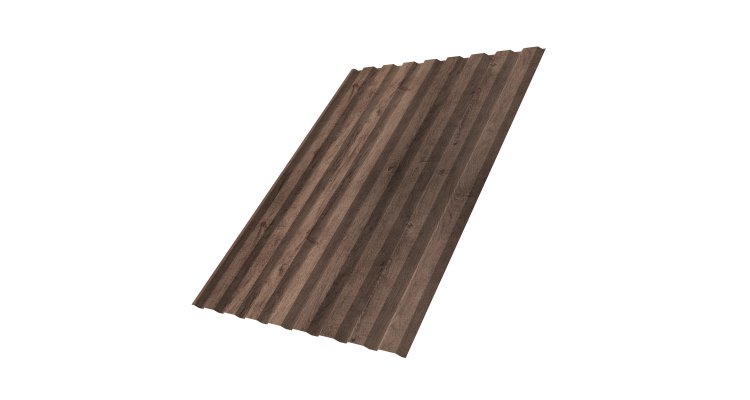 Профнастил С20A 0,45 Print Premium Almond Wood Fresh