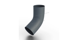 Колено сливное Металл Профиль Foramina Freeze D100 Grey