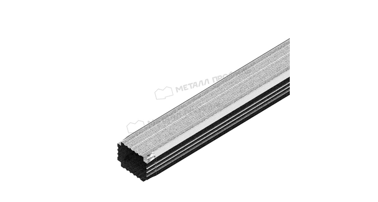 Труба водосточная Металл Профиль БЮДЖЕТ 76х102х3000 Цинк