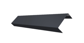 Ламель лицевая 50 забора жалюзи Texas 0.45 Drap TX RAL 7024 мокрый асфальт