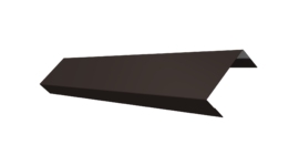 Ламель обратная 50 забора жалюзи Texas 0.5 PurPro с пленкой RR 32 темно-коричневый