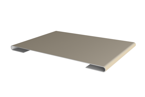 Планка стыковочная 0,45 PE с пленкой RAL 1015 светлая слоновая кость (3м)