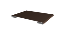 Планка стыковочная 0,45 PE с пленкой RAL 8017 шоколад (2м)