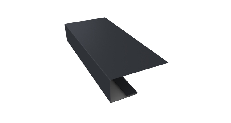 J-Профиль 18мм 0,45 Drap TX RAL 7024 мокрый асфальт (3м)