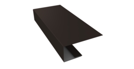 J-Профиль 18мм 0,5 Drap RR 32 темно-коричневый (3м)