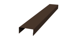 Крышка 45х20 жалюзи Texas 0,5 Drap TX RAL 8017 шоколад (3м)