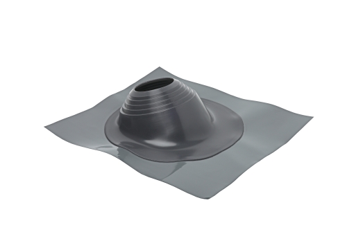 Проходной элемент MF угловой №3.1 (280-460мм) +240 силиконовый (металлический окрашенный фланец) серый