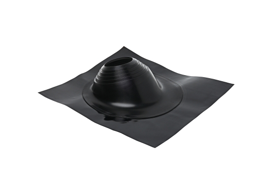 Проходной элемент MF угловой №3.1 (280-460мм) +240 силиконовый (металлический окрашенный фланец) черный