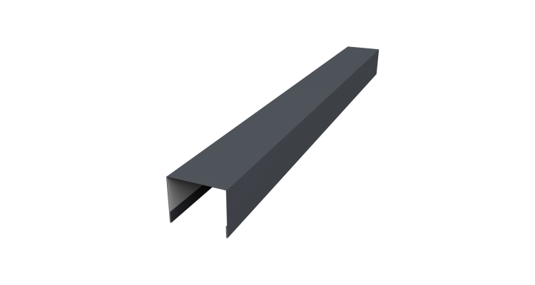 Крышка жалюзи Palermo 0,5 Drap RAL 7024 мокрый асфальт (2,5м)