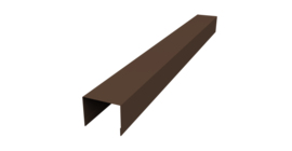 Крышка жалюзи Palermo 0,5 Velur X RAL 8017 шоколад (3м)
