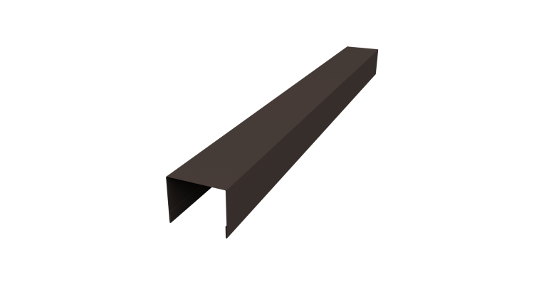 Крышка жалюзи Palermo 0,45 PE-Double RR 32 темно-коричневый (3м)