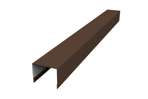 Крышка жалюзи Palermo 0,45 Drap TX RAL 8017 шоколад (3м)