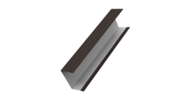 Крышка жалюзи Milan, Tokyo для калиток, ворот 0,5 Satin RR 32 темно-коричневый (2,5м)