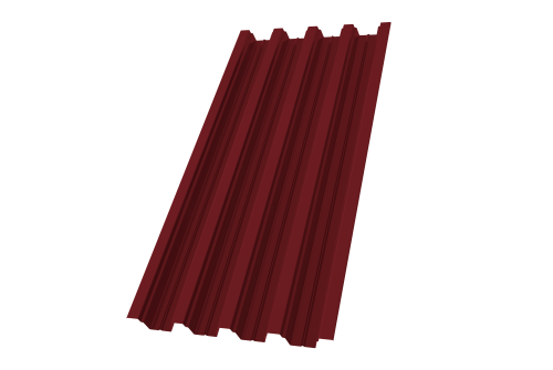 Профнастил Н75R 0,7 PE RAL 3005 красное вино